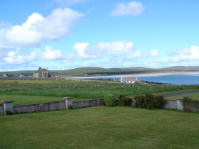 N Uist N Coast: View West from Bed and Breakfast in Sollas