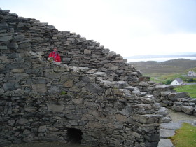 Carloway, Lewis: Broch, an Iron Age drystone structure