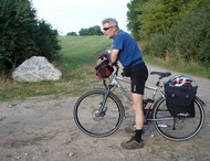 Georg on the Cycle Route