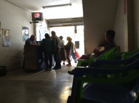 Barranca: Waiting for the Trujillo Bus<br>inside the Bus Agent's Office