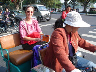 On the Rickshaw in Hangzhou