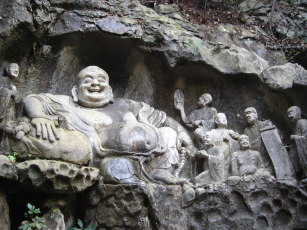 Sculpture of a Buddha, Lingyan Temple, Hangzhou