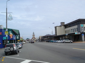 Hokitika town centre