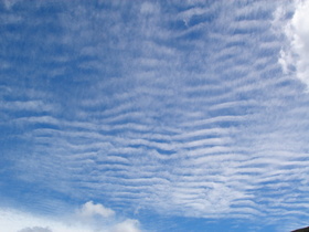 A mackerel sky