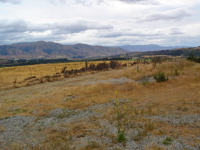 Wanaka: view down the Clutha River valley