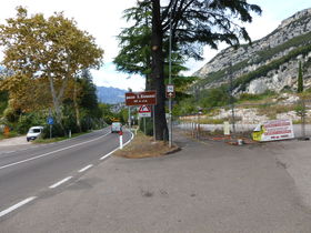 Passo San Giovanni, 287 m,<br>between Rovereto and Torbole