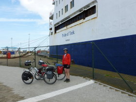 Zeebrugge, waiting to board the Hull Ferry