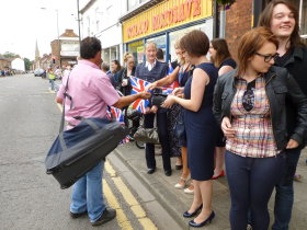Selby, Waiting for the Olympic Torch