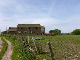 Oxspring: a typical barn