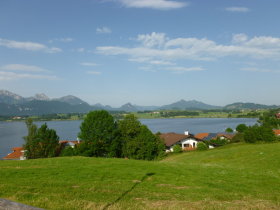 View W over the Hopfensee
