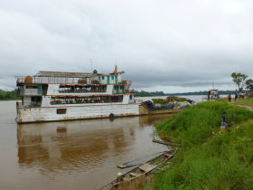 The Boat docked at Miraflores