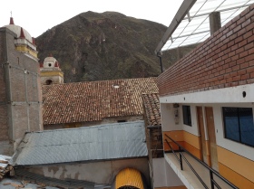 Huancavelica: rooftop view from our hotel