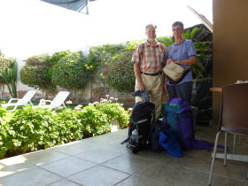 Pisco Hotel: packed and ready to catch the bus to Lima