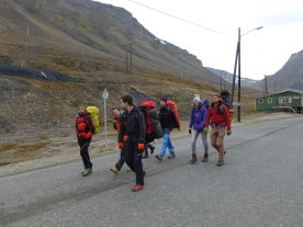 Trial Trek from Nybyen to LYB Camp Site<br>In fact, we took a Maxitaxi from LYB Centre!