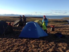 First Camp Site <br> Probably looking N across Isfjorden