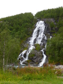 Waterfall on the way to Odda