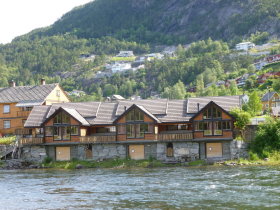 Boatgarage at Eidfjord