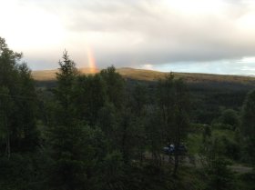 Rainbow over Vollfjellet