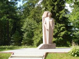 Monument to K. Grinius, Littau founder