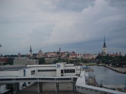 View of Tallinn from ferry