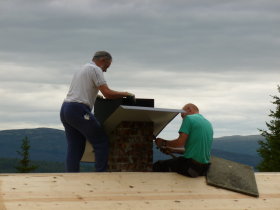 Getting the Chimney's Metal Cover to Fit