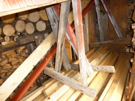 The Woodshed stuffed with Scrap Wood